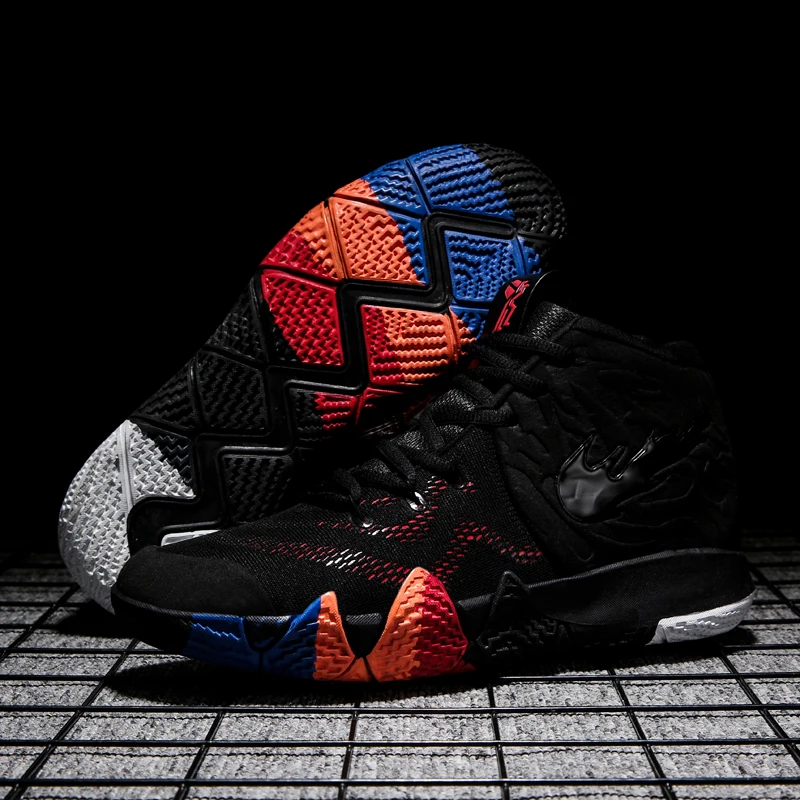 2019 Мужская баскетбольная обувь легкоатлетические спортивные туфли с высоким