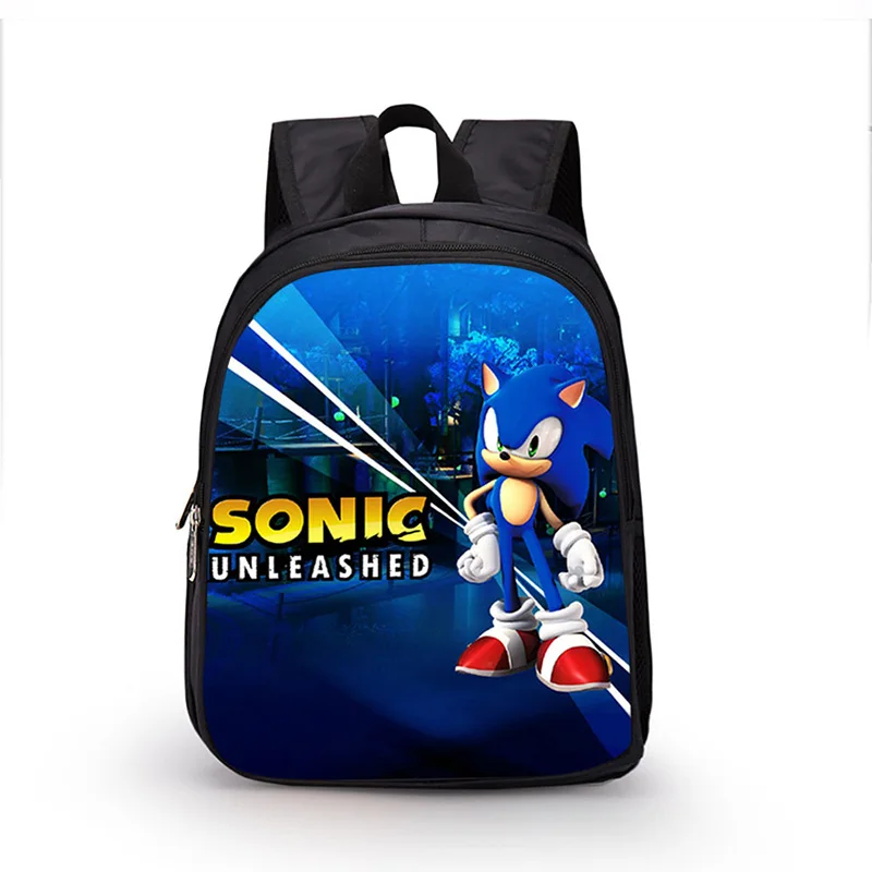 3D Аниме Mochila Sonic рюкзак с ежом школьные сумки для девочек-подростков маленький рюкзак для детей рюкзак на молнии рюкзак для ноутбука