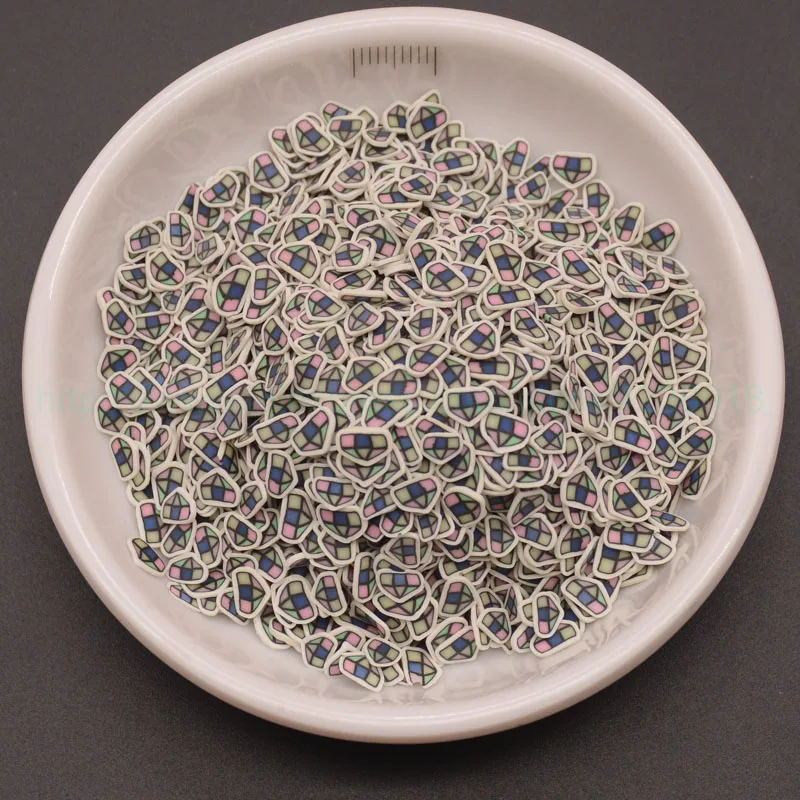 65 г алмазные формы полимеры глины ломтики полимеров для украшения телефона