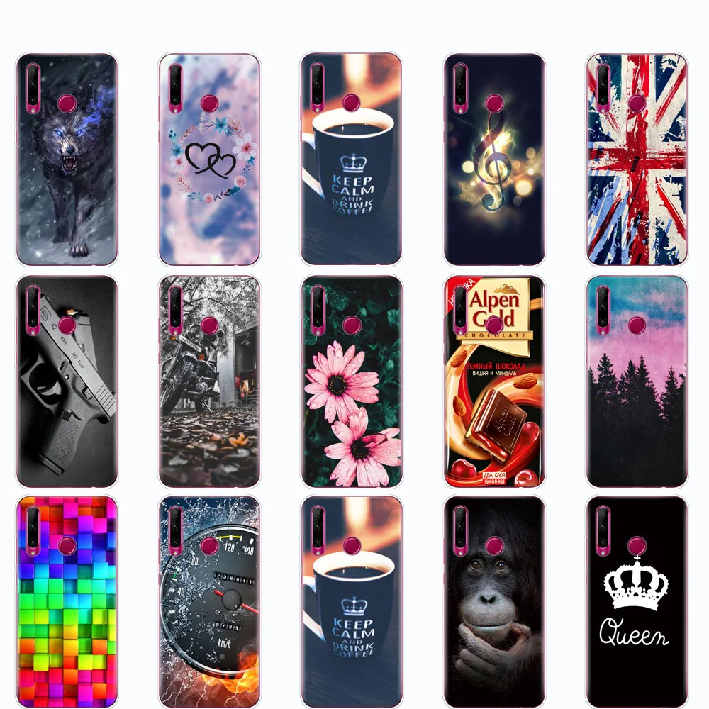 For Honor 10i Case HRY-LX1T bumper Silicone soft tpu Cover Phone Huawei Honor10i 10 i 6.21 inch bag | Мобильные телефоны и
