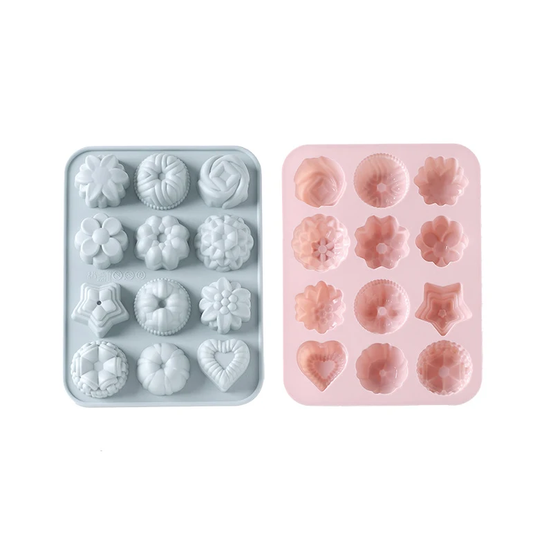 Силиконовые резиновые формы для помадки 1 шт. легко чистить форма цветов шоколада