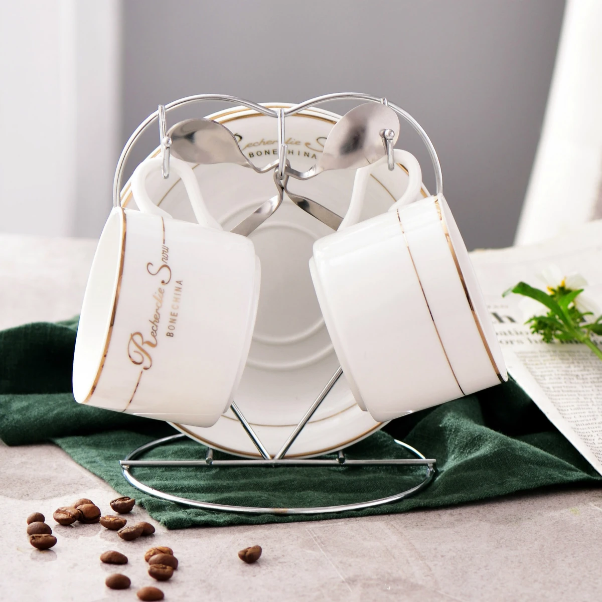 Европейский стиль короткая чашка для послеобеденного чая кофе блюдца наборы из