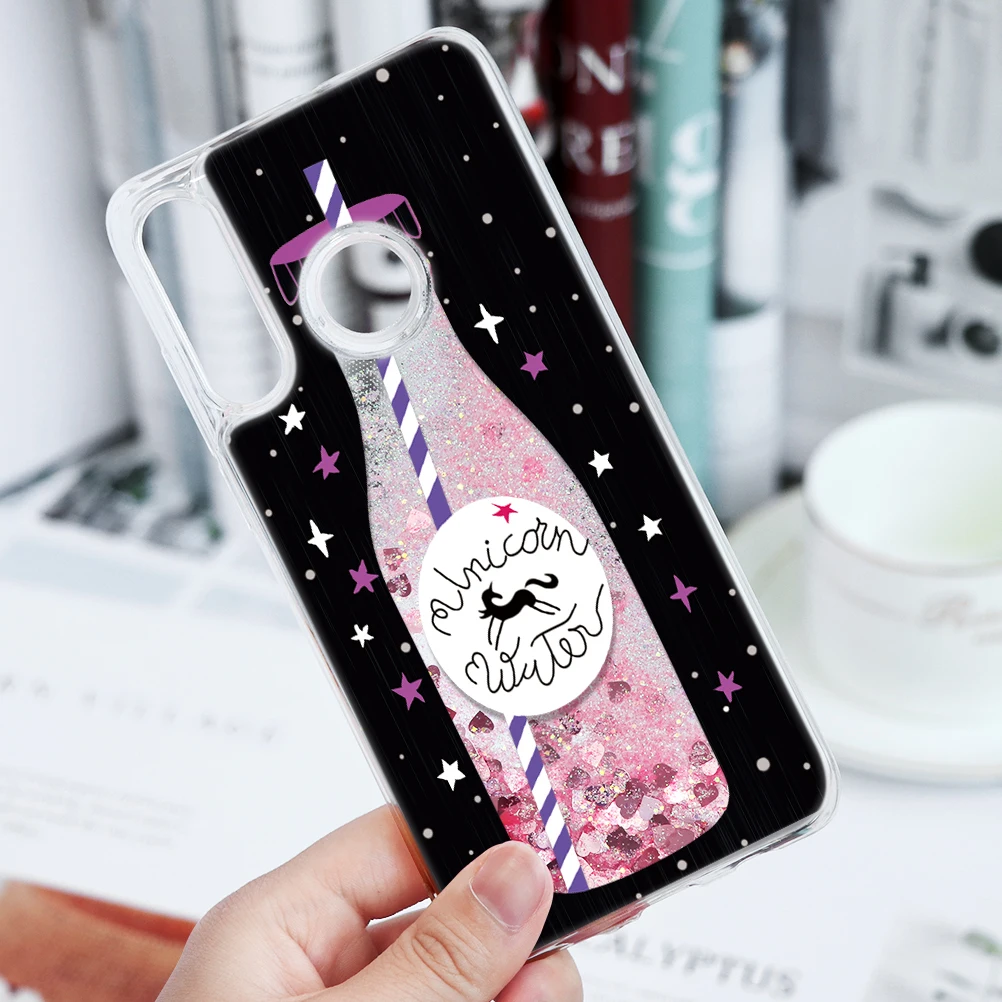 Блестящий Жидкий чехол для huawei P30 P20 Pro P10 P9 P8 Lite Коврики 20 10 9 P Smart Bling чехол для Honor 8X9 Lite играть Fundas