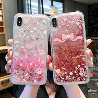 magic stick quicksand mobile phone shell for iphone se 2020 11 pro x xs max xr 6 7 8 plus transparent back cover new product