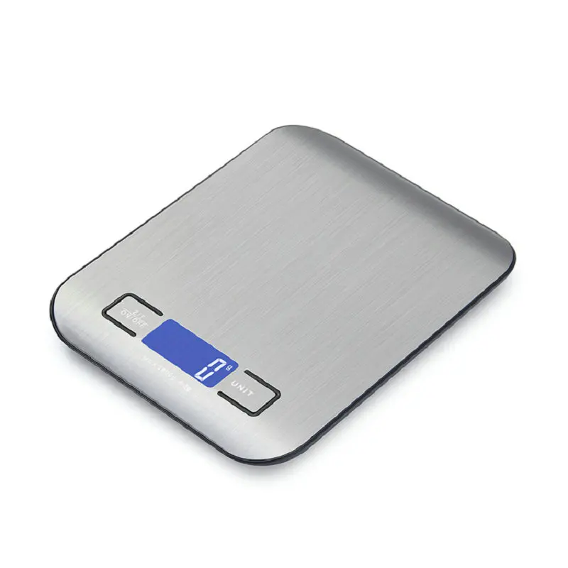 

Durable Digital 10kg Kitchen Scales Electronic Balance Wide LCD Screen Display Food Weight Postal Scale Beautiful Appearance