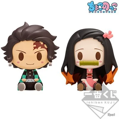 Оригинальная фигурка Bandai Kimetsu no Yaiba из ПВХ, миниатюрная фигурка из зарубежной воды