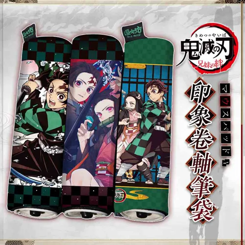 Косметичка для макияжа чехол карандаша с прокручивающимся блоком ролевых убийц