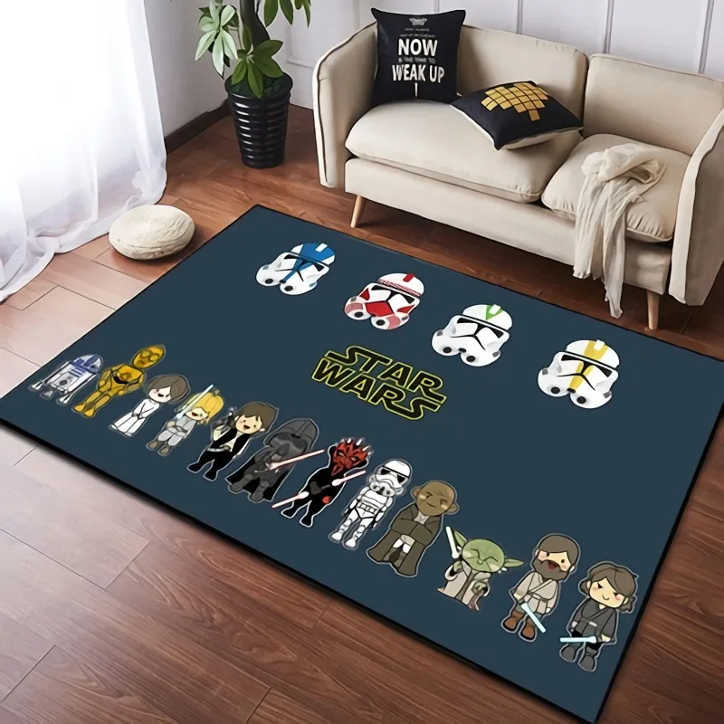 

Disney 80x160cm Baby Play Mat Star Wars Rug Kitchen Carpet Bedroom Living Room Hallway Floor Rug Home Anti-slip