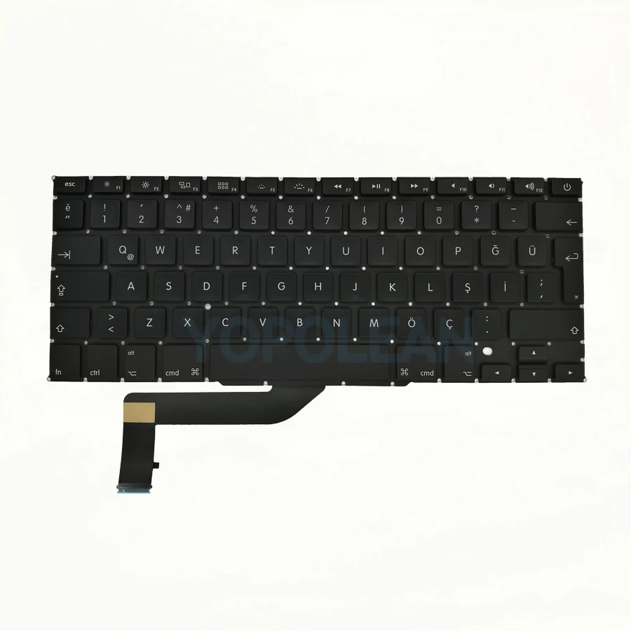 5 шт./Лот Новая турецкая Клавиатура с подсветкой для Macbook Pro 15 дюймов Retina A1398 2012 2013