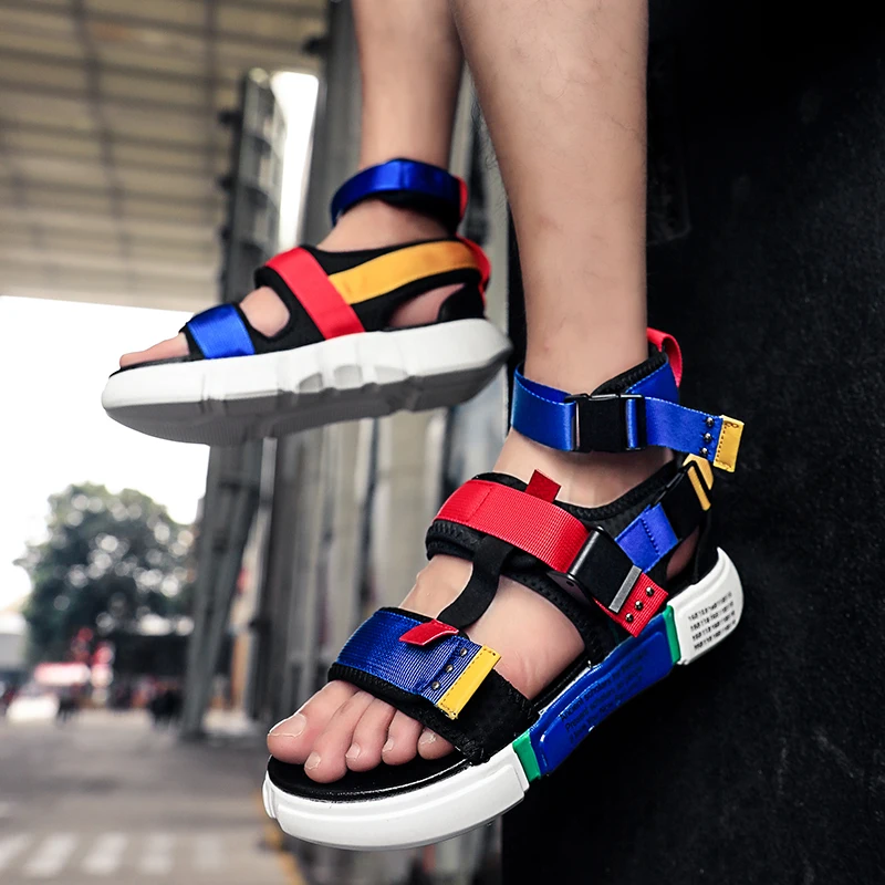 

2020 Summer New Brand Casual Sandals Men Beach Shoes Sandals Trend Fashion Anti-slip High Quality Wear Slippers Sandalias Hombre