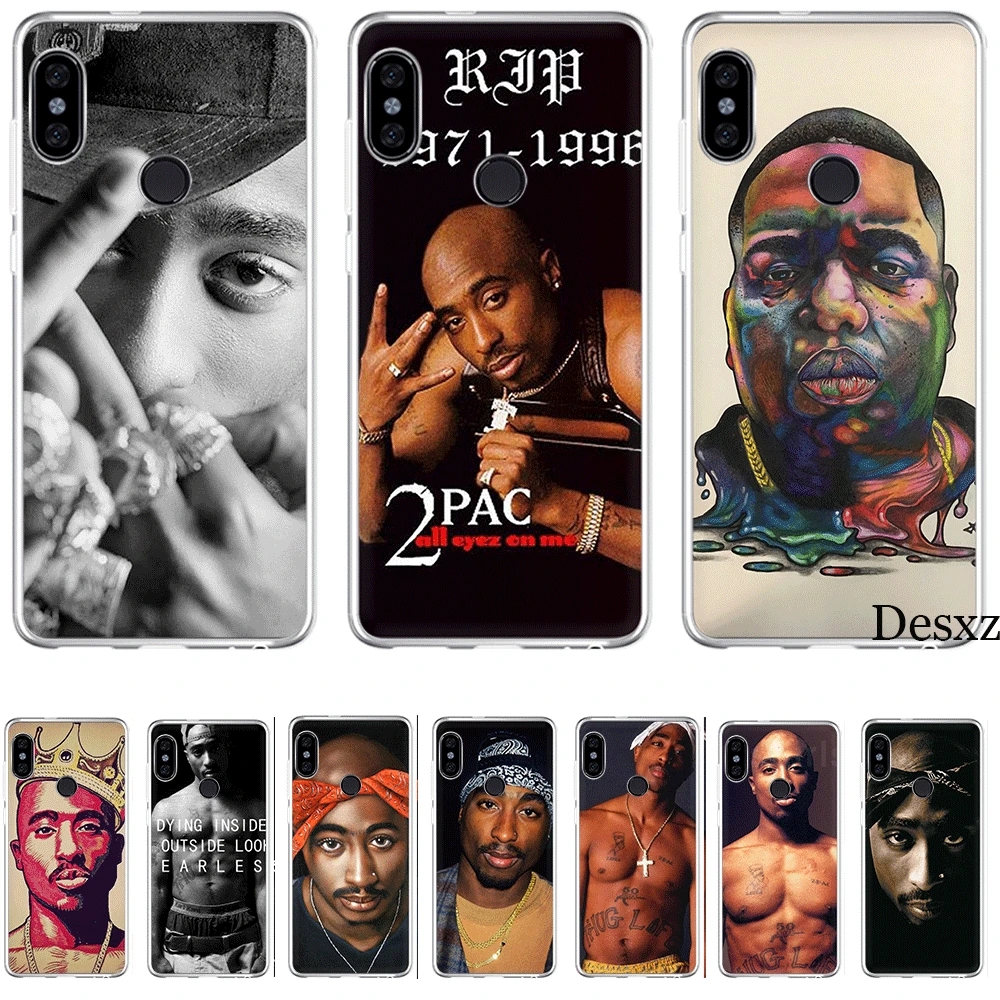 Мобильный чехол для телефона Xiaomi Redmi Note 6 7 Pro 5A 4 4X3 5 твердый переплет 2Pac с