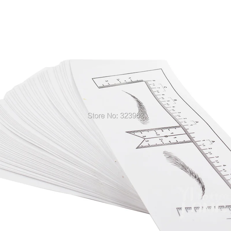 Новое поступление линейки PBS для позиционирования бровей инструмент линейка