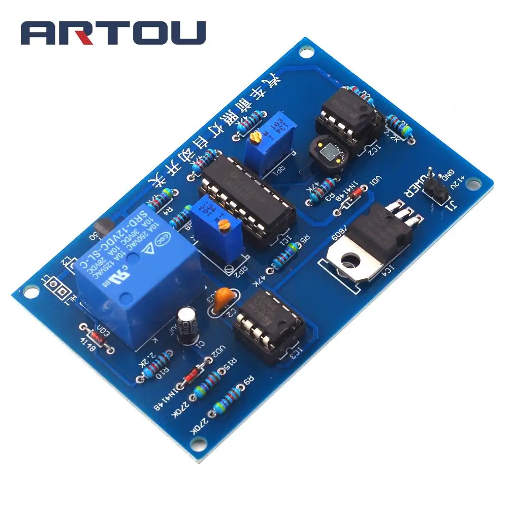 Автоматический переключатель света на солнечной батарее контроль