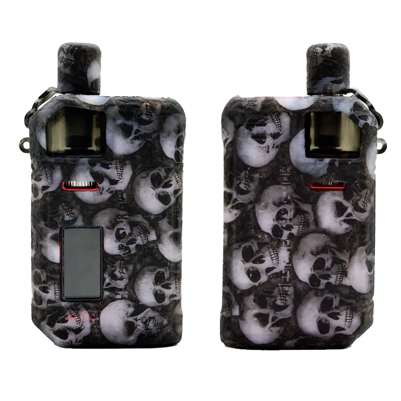 Силиконовый чехол с рисунком черепа для набора электронных сигарет Smok и Go Pro