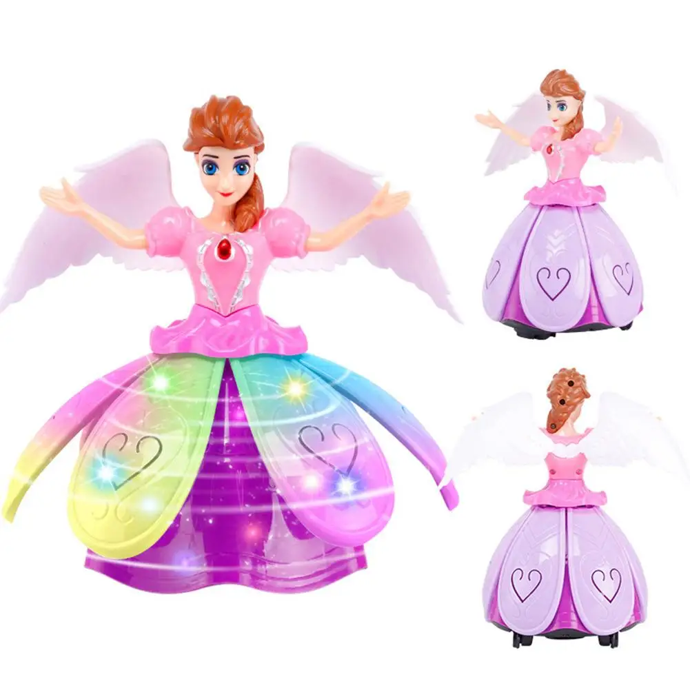 Электрический танцующий женский ослепительный танец Маленькая принцесса Робот