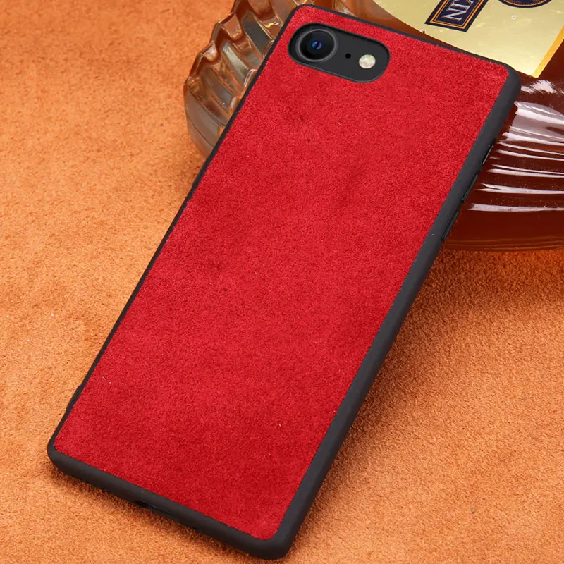 

Чехол из натуральной коровьей замши для сотового телефона iPhone SE 13 Pro Max 12 Mini 12 11 Pro Max X XS XR чехол ручной работы для iPhone 6 7 8 13Pro Max 13 Mini 11 Pro Max 12Pro Max ...