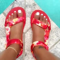 womens sandals casual slippers summer flats beach sandals outdoor all match fashion red ladies sandals large size 2022 new
