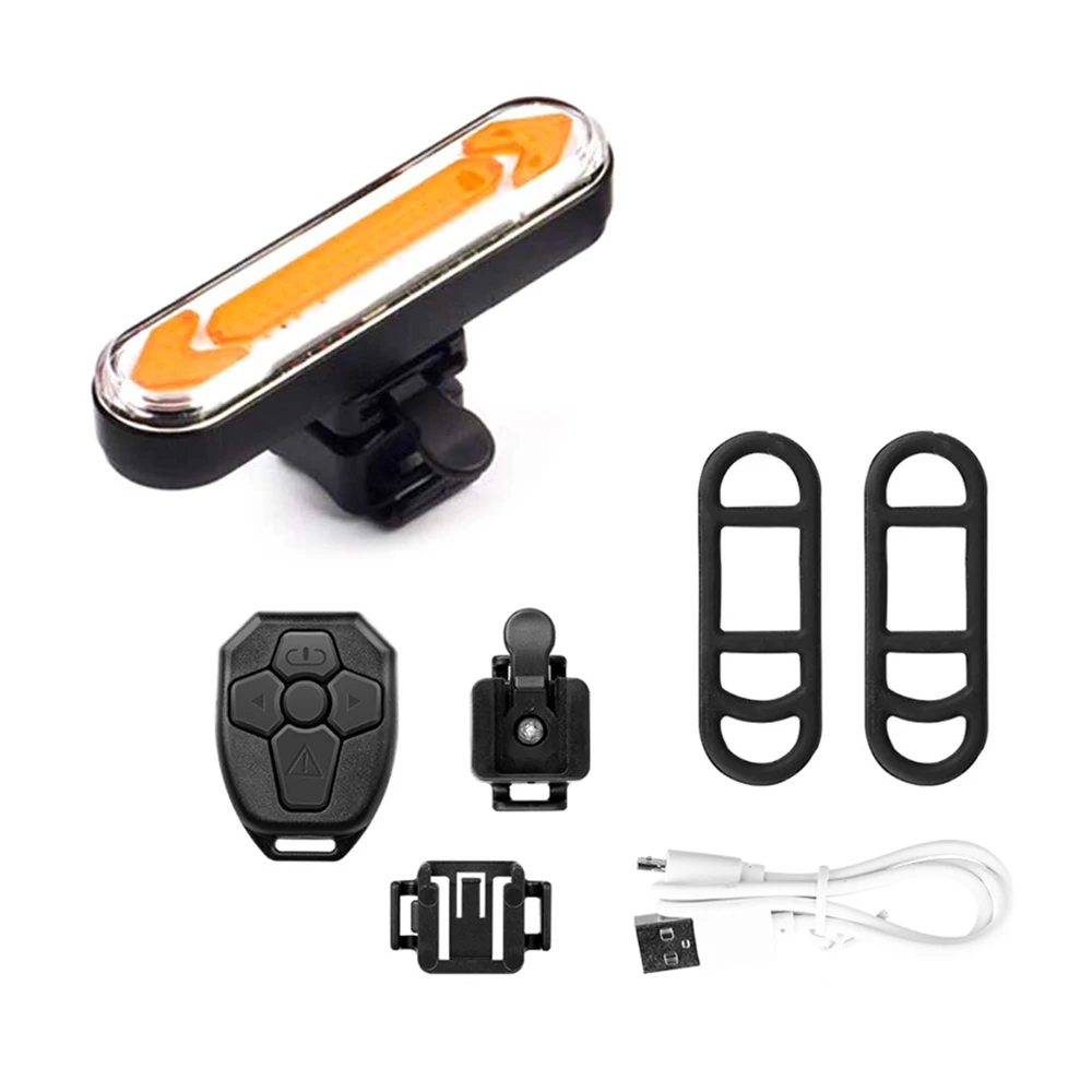 

Bike LED Tail USB Light Remote-Control Waterproof Bicycle Rear Flashing Cycling Light MTB Road Bike Rechargeable Brake Warning