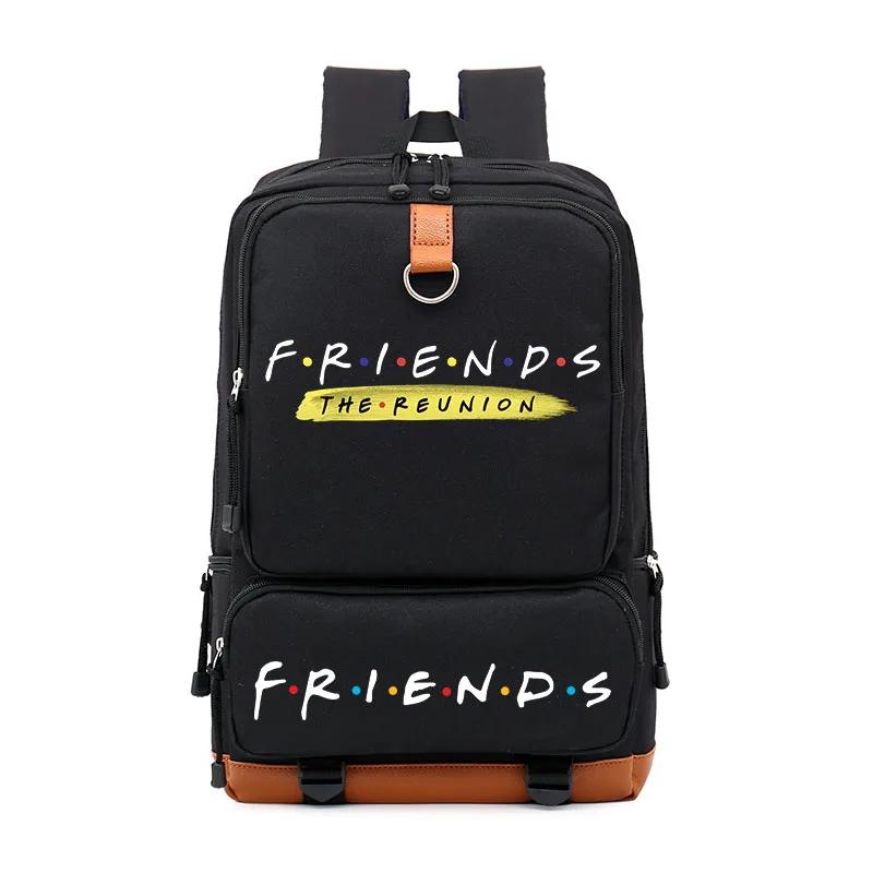 

Friends Printed Japanese Backpack Youth Travel Backpack Student Laptop School Bag
