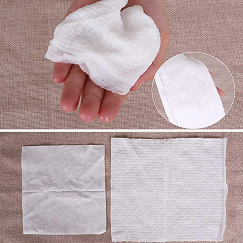 Лучшие Хлопковые салфетки для макияжа лица и глаз одноразовые очищающие