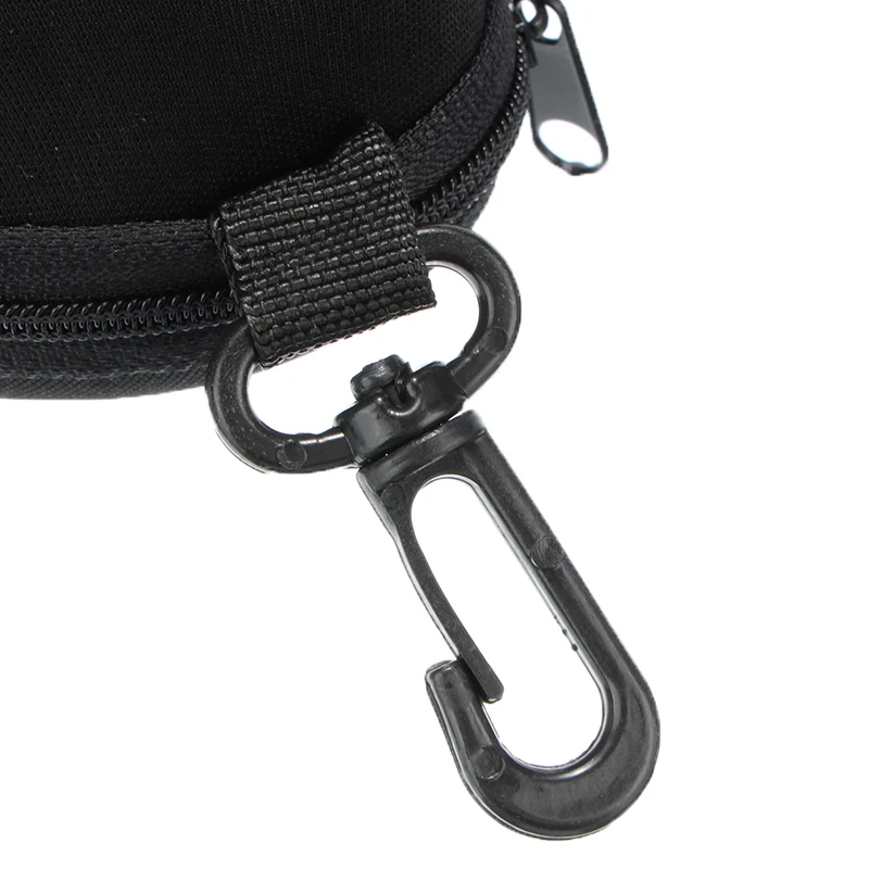 

Protable Sunglasses Protector Travel Pack Pouch Glasses Case Black With Lanyard Zipper Box Hard Eyewear Accessories