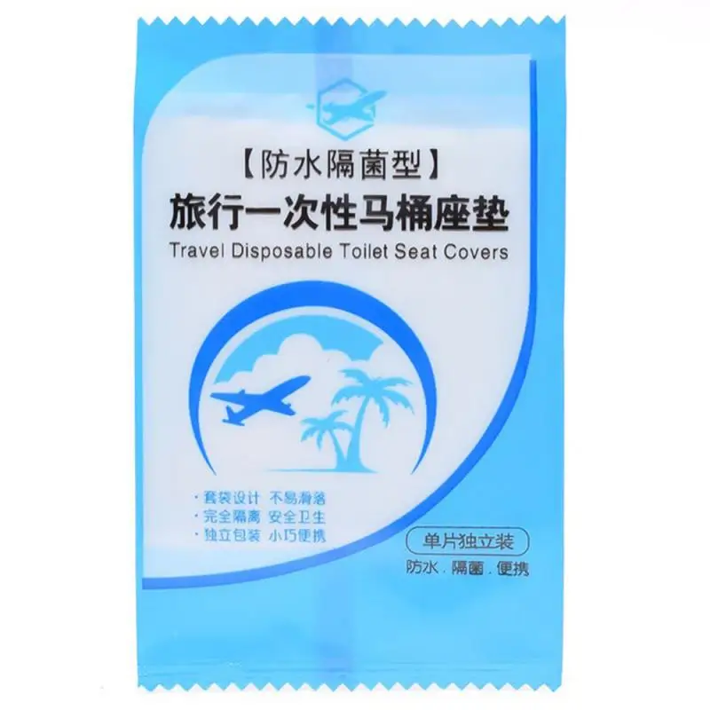 1 шт. одноразовое покрытие на сиденье унитаза коврик портативный 100%