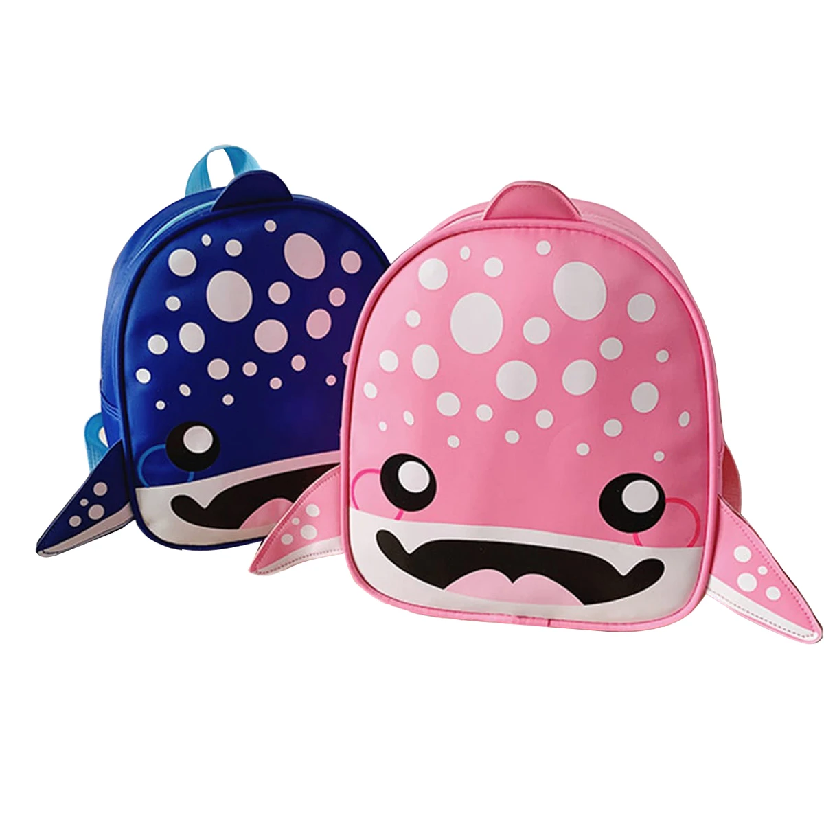 

2020 Children Toddler Backpack 3D Cute Cartoon Dolphin School Bag Mini Travel Bag Daypack for Little Girls Boys