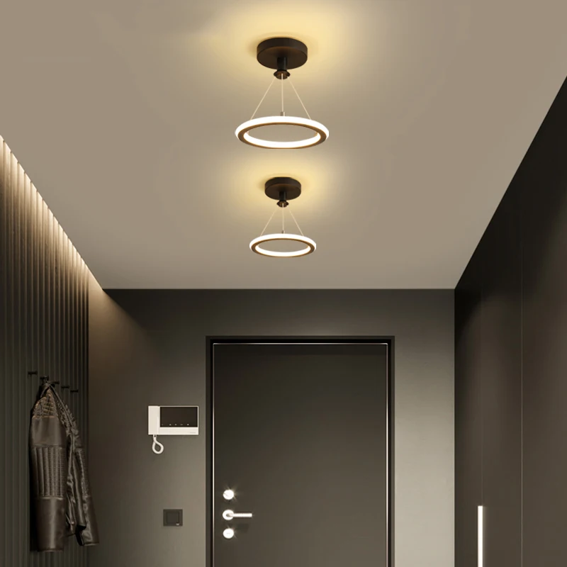 Современная Минималистичная маленькая люстра светодиодный потолочный