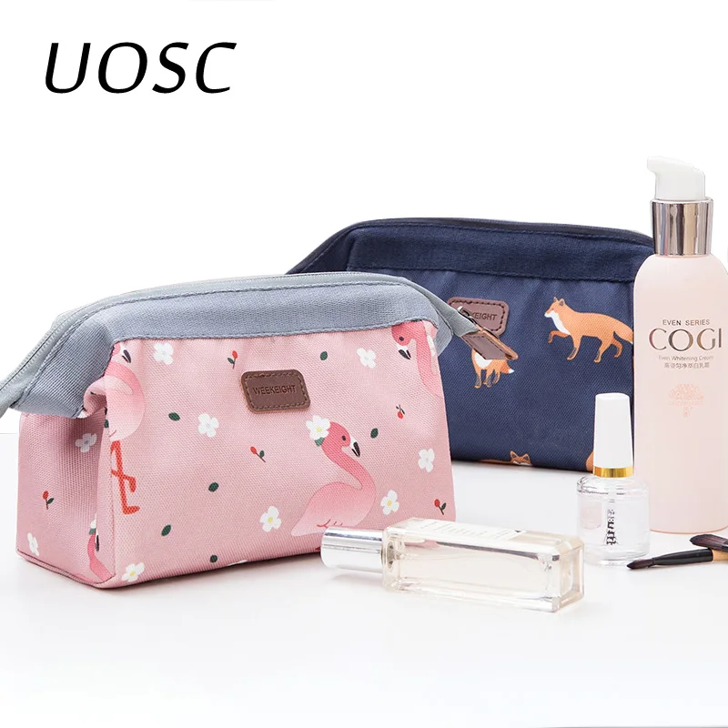 UOSC цветок в Корейском стиле косметичка Для женщин Красота Макияж сумка