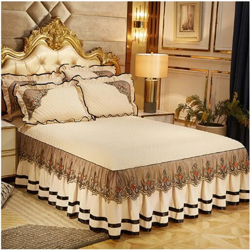 Покрывало на кровать из хрустального флиса стеганое покрывало кружевное