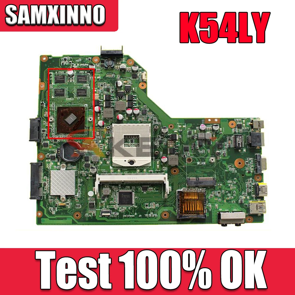 

Материнская плата K54LY для ноутбука ASUS K54LY K54HR X84H, оригинальная материнская плата REV2.1/2,0 PM