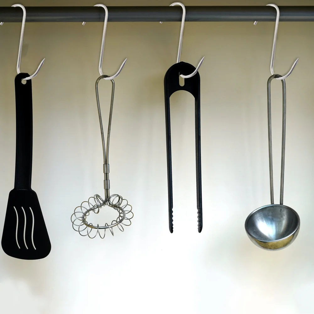 

10PCS Meat Hooks Hooks Stainless Steel Poultry Hooks Hanging Drying Hook