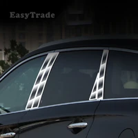 for infiniti qx60 accessories 2020 2019 2018 car side window center pillar trim center panel decoration sticker decal 8 pcs