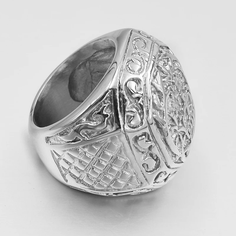 Мужской подарок GOKADIMA! Мужское кольцо из нержавеющей стали в стиле ретро|cross ring|men