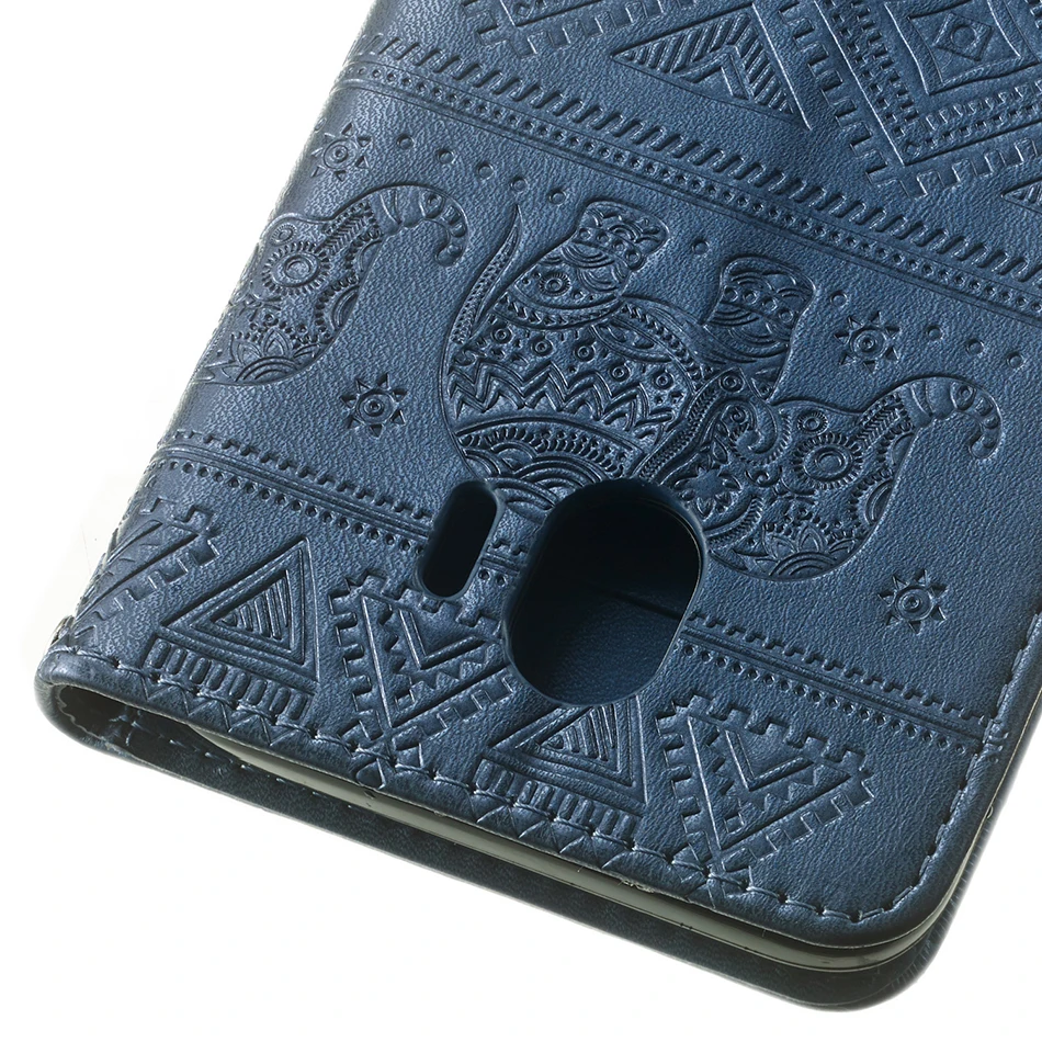 Чехол книжка с подставкой в виде слона для Samsung Galaxy A8 A6 A7 A9 J4 J6 Plus J3 J7 J8 J2 Pro A51 J120 J320
