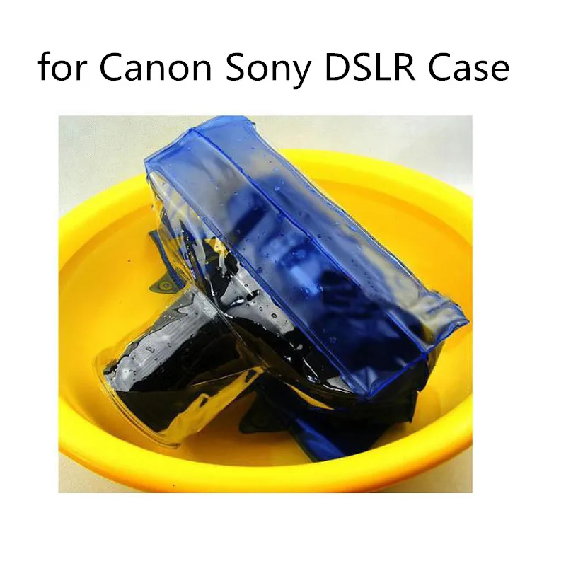 Водонепроницаемый Прозрачный чехол для цифровой камеры Canon Nikon DSLR SLR подводный