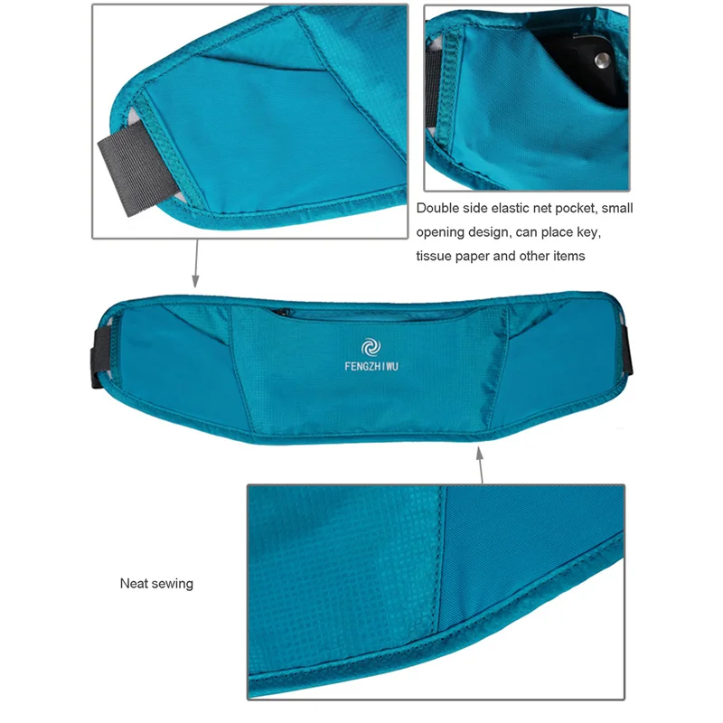 Портативная поясная сумка унисекс для спорта на открытом воздухе ультратонкий