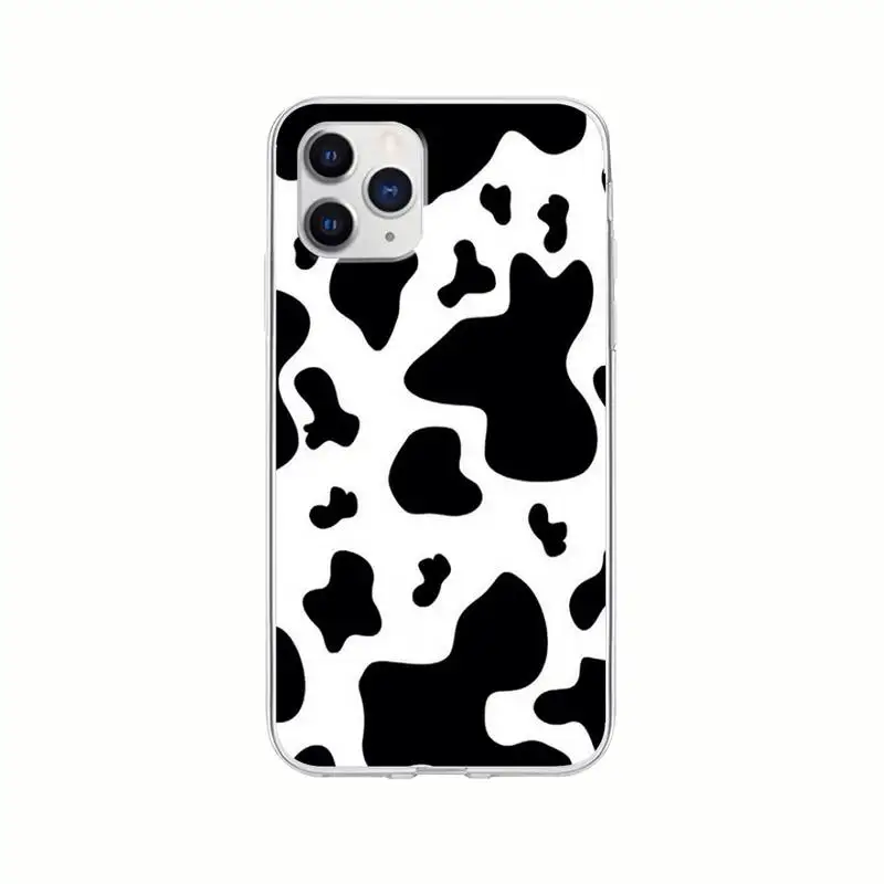 

Wholesale Cow Spot Milk Transparent Mobile Phone Case Clear Cover For Huawei P20 P40 Lite P30 Pro P Smart 2019 Nova 3e 6 Se