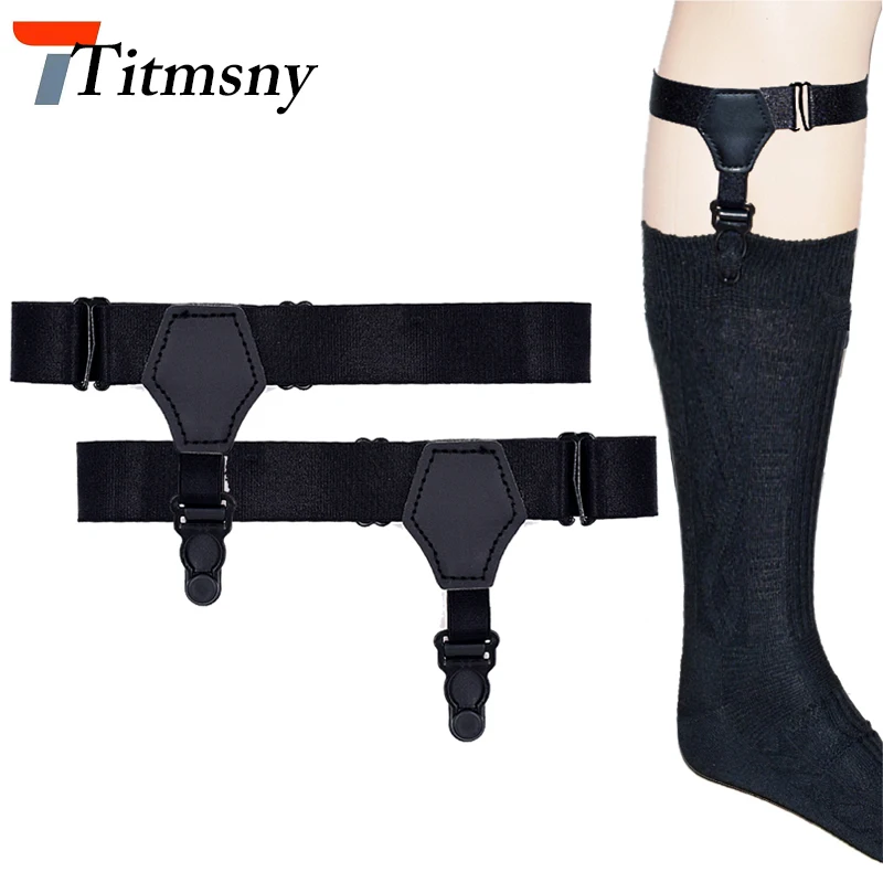 Мужские и женские черный Регулируемый Suspensorio Эластичные подтяжки для