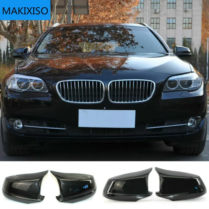 

Black Mirror Covers Fit for Bmw 5 Series F10/F11/F18 Pre-Lci 11-13 Mirror Caps Replacement Side Mirror Caps Rear Door Wing Rear-