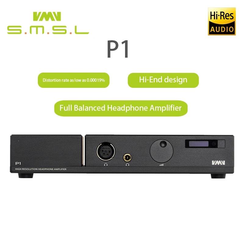 SMSL P1 Hi End Ampifier полный сбалансированный усилитель для наушников с пультом