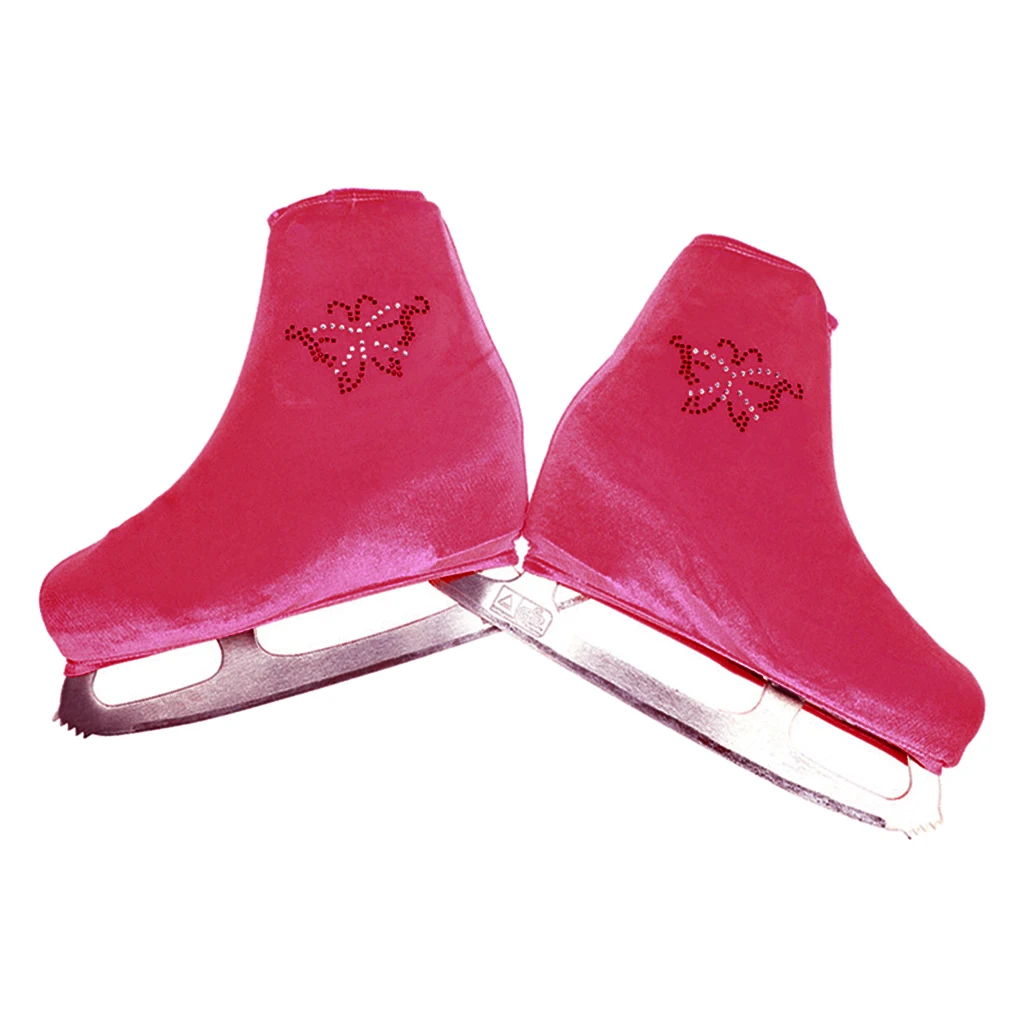 

Ice Hockey Figure Skate Blade Covers Shoes Guards - Soft Cloth - Protects Blade from Rusting and Chipping Accessories