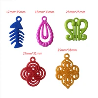 50pcs mixed batch colorful diy handmade pendants to make all kinds of bracelets and necklace parts