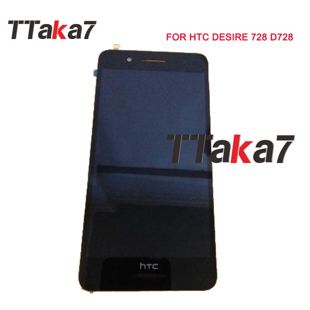 Для htc DESIRE 728 D728 ЖК-экран 5 ''полная сборка и кнопка Home экран в сборе для
