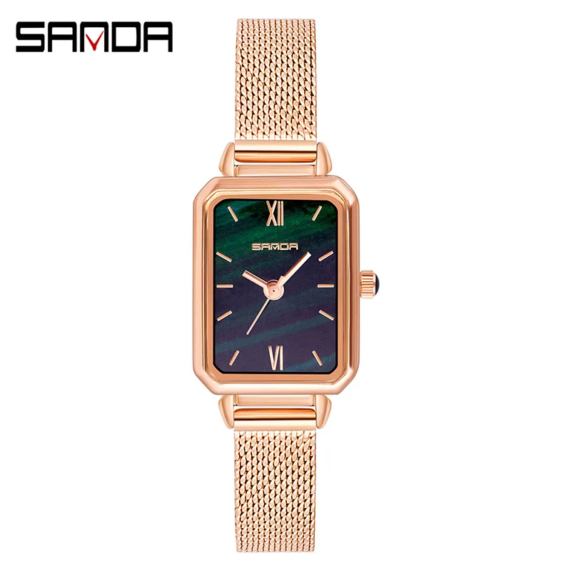 

Japan Quartz Movement Ladies Watch Cross Border WISH Hot Selling Fashion Watch Women Stainless Steel Rose Gold relogio feminino