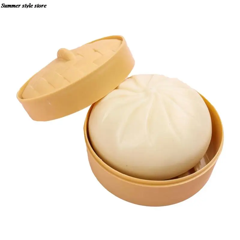 

Steamer Of Steamed Stuffed Bun Fidget Sensory Toy Autism Special Needs Stress Reliever Soft Squeeze Decompression Vent Toy