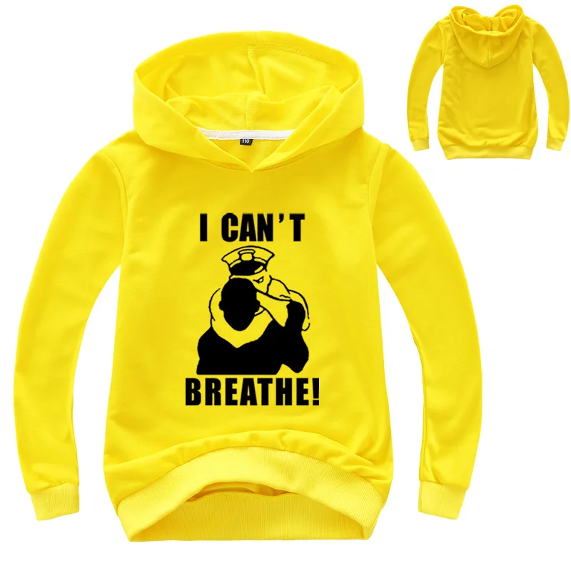 

2020 Cotton Cartoon kids hoodies girl tops boys tops 5034 BLACK LIVES MATTER/CANT BREATHE