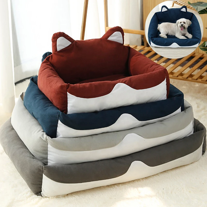 

Dog Bed Warm Pet Nest House Cushion Soft Cat Baskets Sofa Pet Bed for Small Large Dogs Cats Puppy Kitten Kennel Dog Accessories