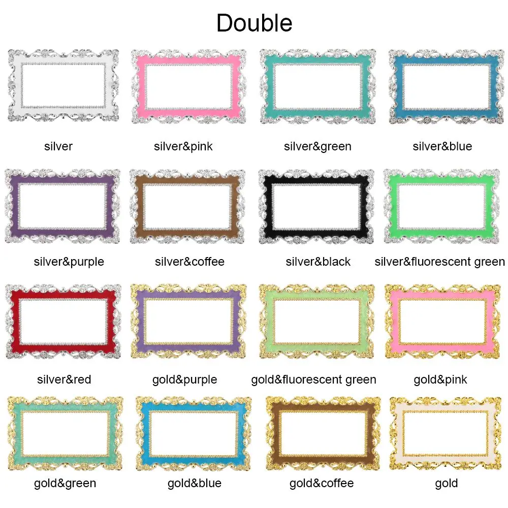 Single/Double Switch Panel Sticker European Style Gold Silver Rose Edge Resin Socket Surround Frame Cover Elegant Wall Decor New | Дом и сад