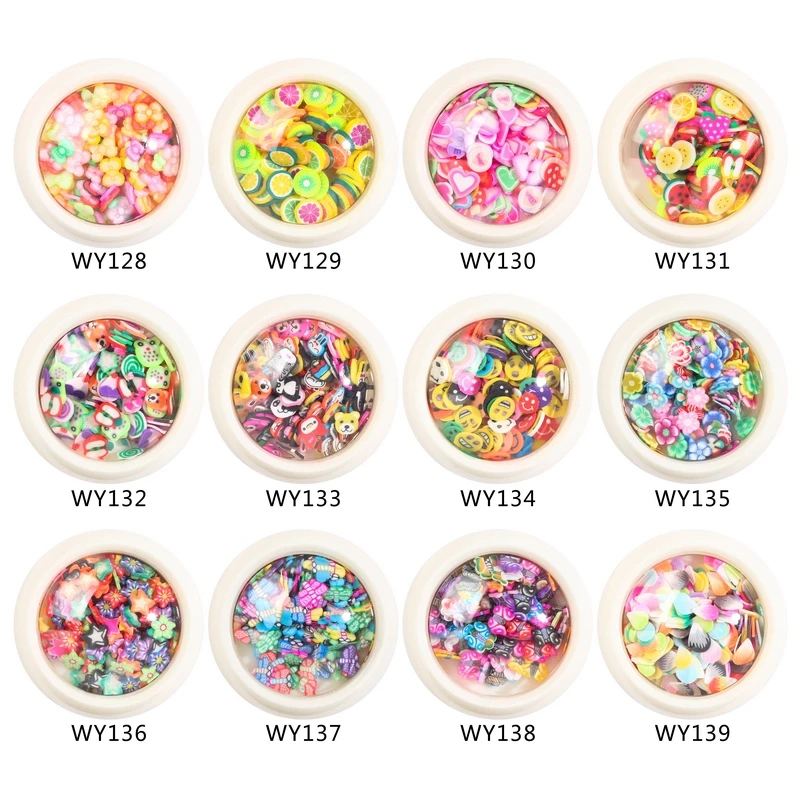 1 бутылка Мягкая Керамика дизайн ногтей украшения аксессуары поставки DIY 3d части